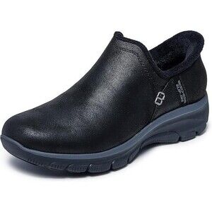 Skechers Women's Easy Going-Modern Hour-Hands Free Slip-ins Ankle Boot Black 7W